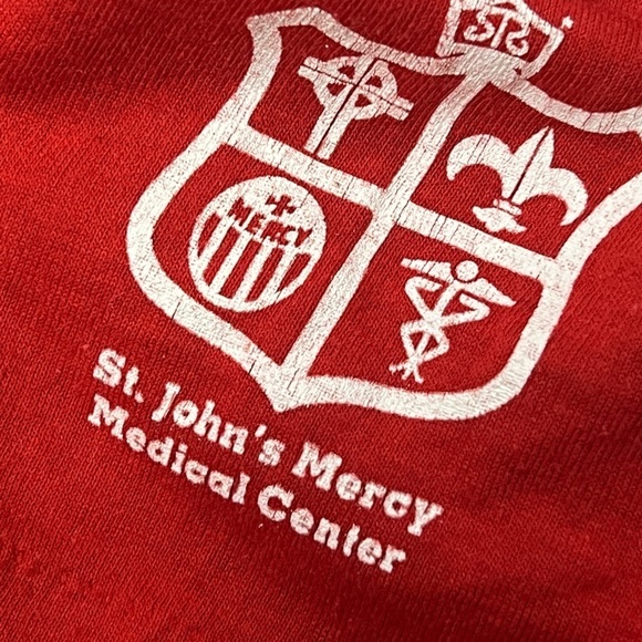 Vintage Single Stitch Walk & Run 1980s Screen Stars Tshirt Large - Picture 4 of 5